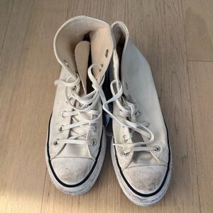 Converse Platform High Top Sneakers – White
